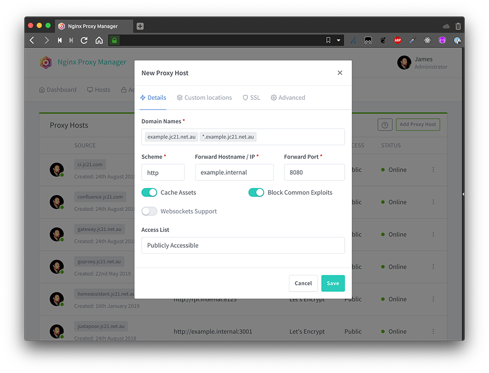 /ThatGuyJack/nginx-proxy-manager/raw/commit/ff4a6e32dbf623ff10dcad0332011038237e0eb7/docs/.vuepress/public/screenshots/proxy-hosts-add.png